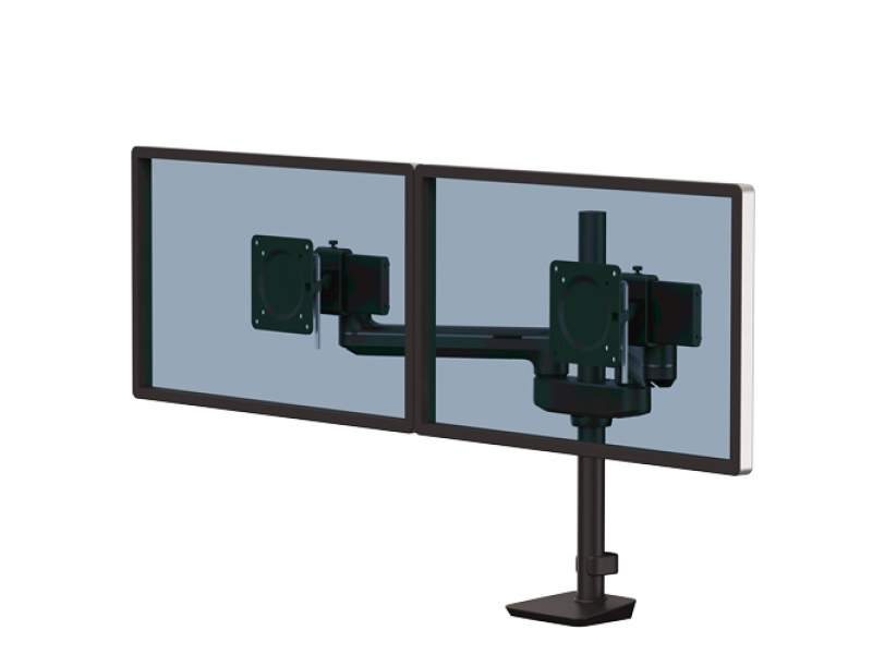 Monitorhalter Tischhalterungen schwarz Monitorhalterungen Fellowes Tallo Modular™ 2FS