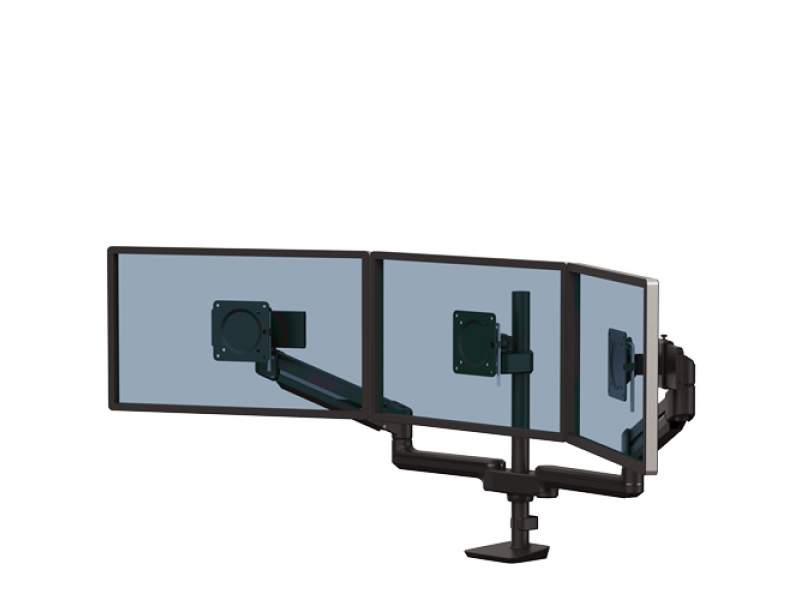 Monitorhalter Tischhalterungen schwarz Monitorhalterungen Fellowes Tallo Modular™ Dreifach Monitorarm 3FMS