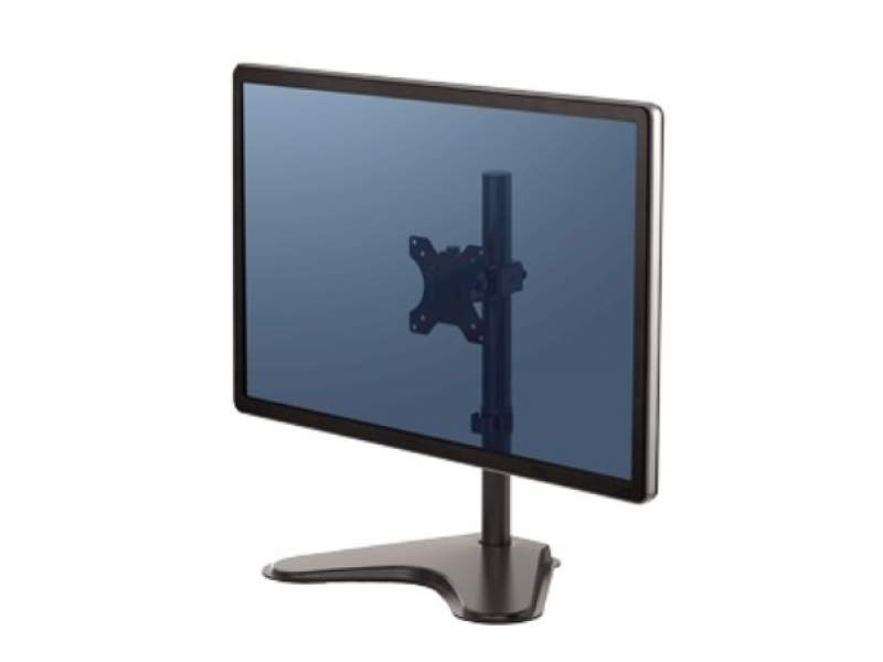 Monitorhalter Tischhalterungen schwarz Monitorhalterungen Fellowes Freistehender Einzel Monitorarm