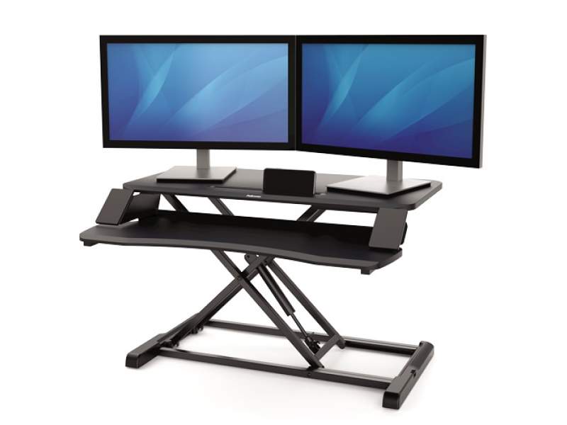 Sitz-Steh-Arbeitsplatz Fellowes Corsivo™ Sitz-Steh Workstation