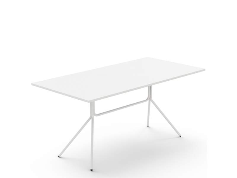 Tisch Außenbereich Tisch Outdoor Gartentisch weiss Bistrotisch klappbar Stahltisch Brunner crona steel
rechteckige Tischplatte