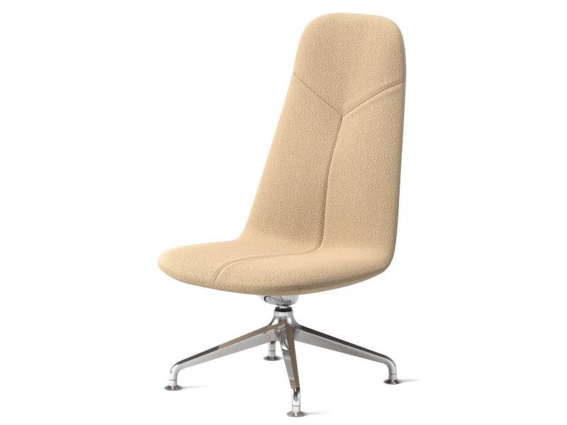 Sessel beige Loungesessel drehbar Skandiform Primo Lounge