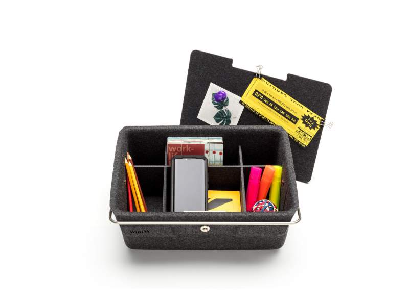 Mobiler Organisationskorb WINI WINEA TOOLZ MyKit für persönlichen Stauraum am Arbeitsplatz
