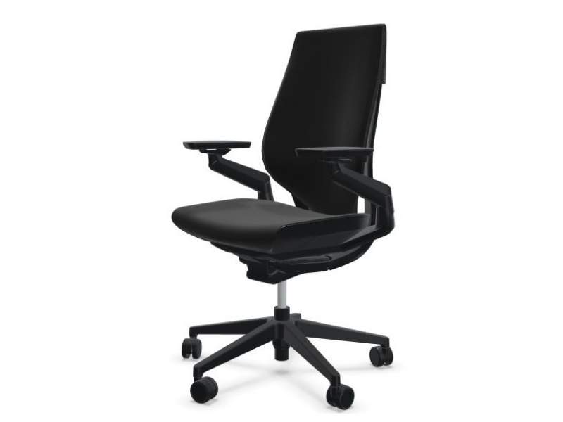 Drehstuhl schwarz Bürostuhl ergonomisch Bürodrehstuhl Design Steelcase Gesture