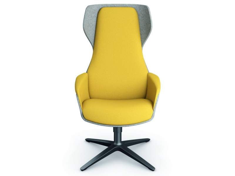 Loungesessel gelb Sessel grau Lounge Sitzmöbel Sedus se:lounge