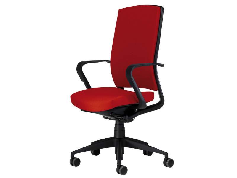Bürostuhl rot Bürodrehstuhl moderne Bürostühle Mauser Büro und Objektmöbel genius II Serie 450 Drehstuhl