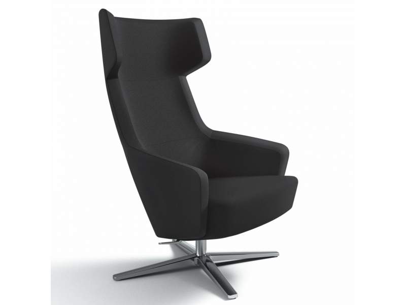 Clubsessel grau Loungemöbel Büro Loungesessel Design, Brunner, artemo