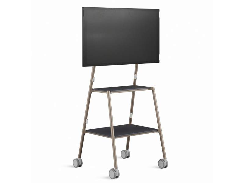 Mobiler Medienwagen von Steelcase Flex Media Wagen für Präsentationen und Zusammenarbeit