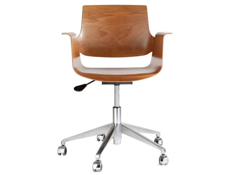 Bürostuhl Holzschale Büro Drehstuhl Embru, Marchand Ateliersessel Modell 4044