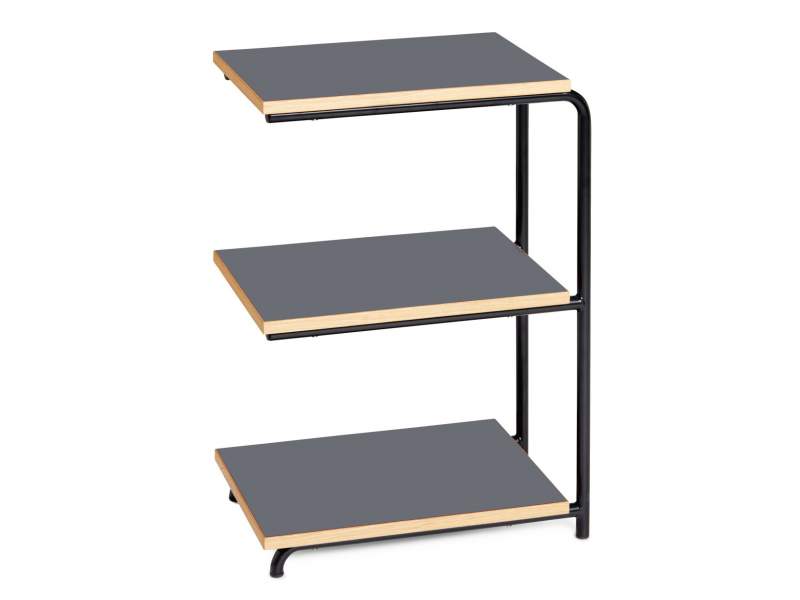 Designer Beistelltisch schmal Beistelltische kaufen Konsolentisch grau, Embru, Moser Beistelltisch Modell 120