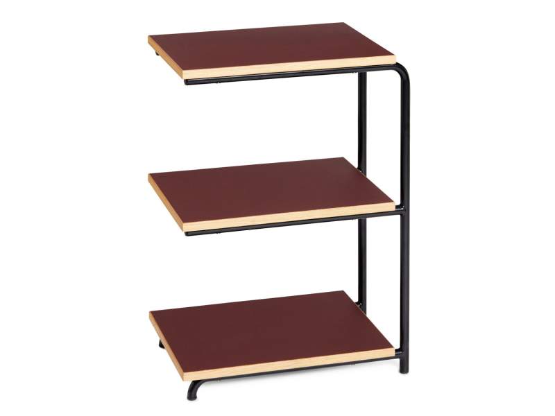 Designer Beistelltisch schmal Beistelltische kaufen Konsolentisch rot, Embru, Moser Beistelltisch Modell 120
