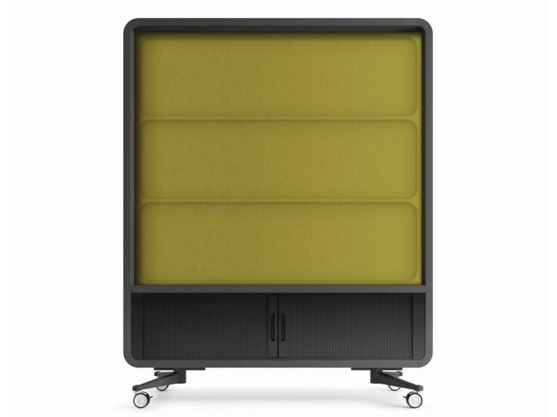 akustische Trennwand Büro mobile Wand Multimedia-Wand Mikomax hushWall