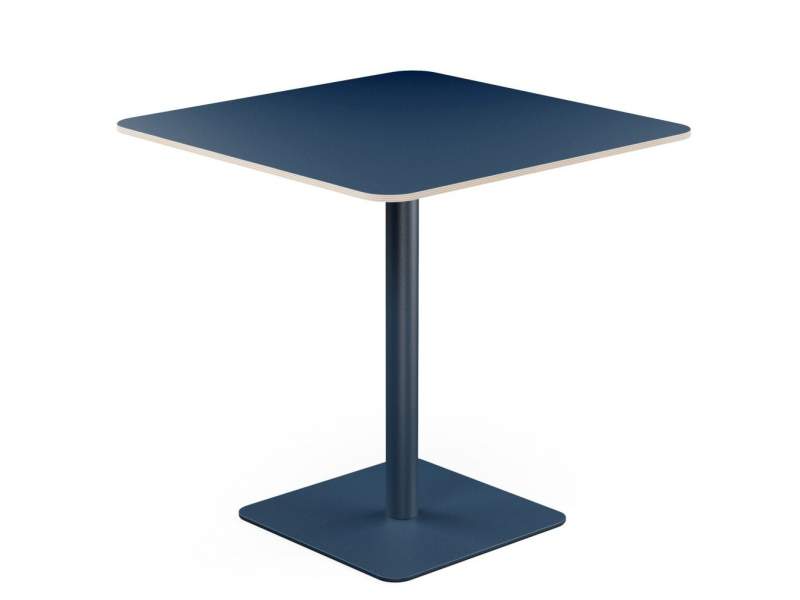 Designer Beistelltisch blau Beistelltische Bistrotisch Cafeteria Tisch Profim Revo