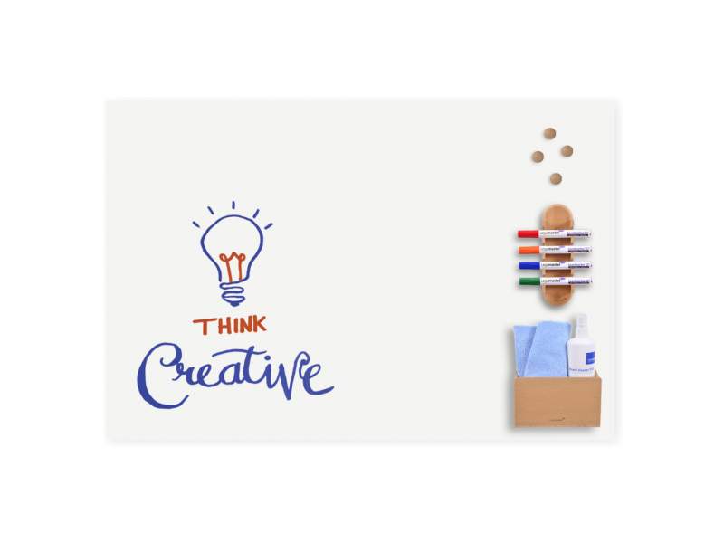 Großes Whiteboard Wand Whiteboards Magnettafel Legamaster, Whiteboard BOARD-UP