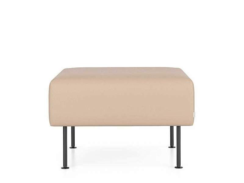 Bank beige Hocker Lounge Polsterhocker 7900 Creva soft