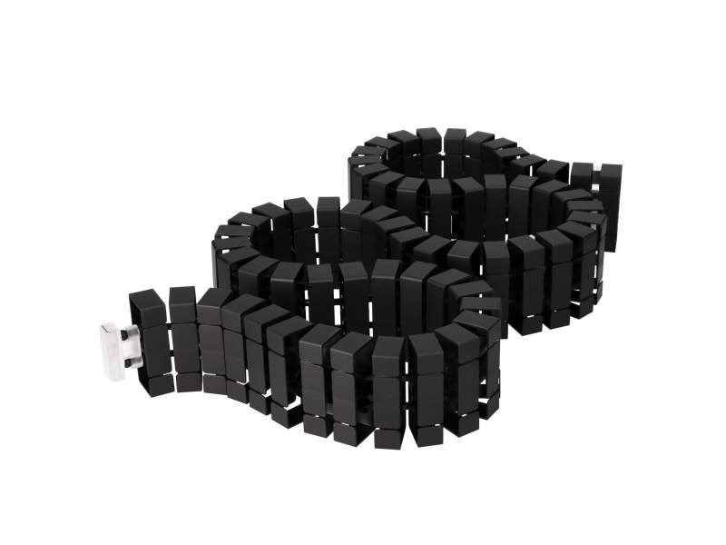 Kabelführungen Q-LAB Kabelschlange FLEX II schwarz