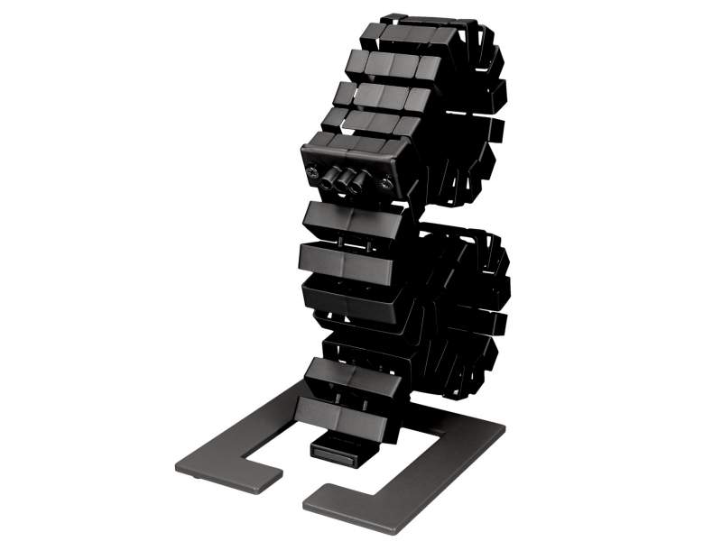 Kabelführungssystem Kabelführungen Q-LAB Kabelschlange FlexII Set1 schwarz