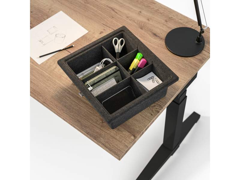 Aufbewahrungslösungen Büro Zubehör Accessoires Assmann Büromöbel Organisationsbox – Filz
