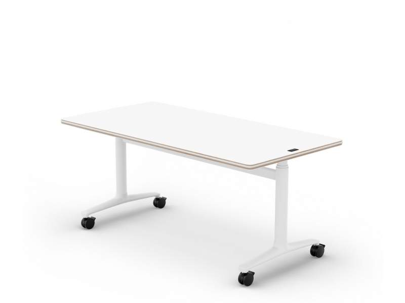 Höhenverstellbare Konferenztische Rolltisch elektrisch höhenverstellbar Rolltische Klapptisch mit Rollen Konferenztisch Whiteboard Staffeltisch Brunner lift active
beschreibare Tischplatte