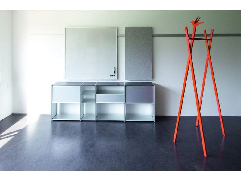 Kleiderständer rot Garderobe, wall - adeco, Garderobe Bird