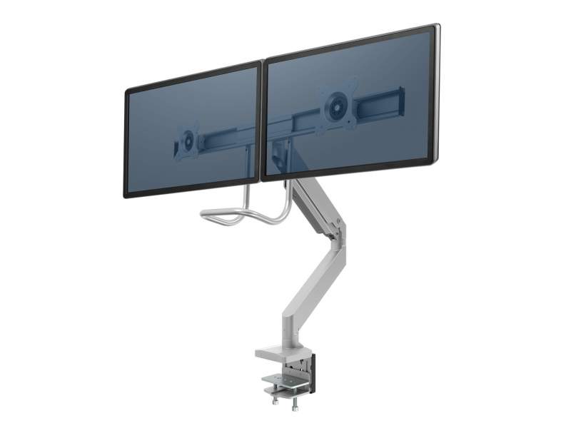 Monitorhalter Tischhalterungen Monitorhalterungen Fellowes Eppa Series  Crossbar Monitorarm - silber