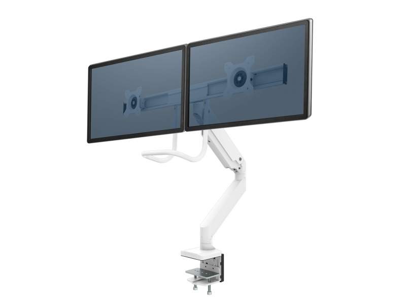Monitorhalter Tischhalterungen Monitorhalterungen Fellowes Eppa Series  Crossbar Monitorarm - weiss