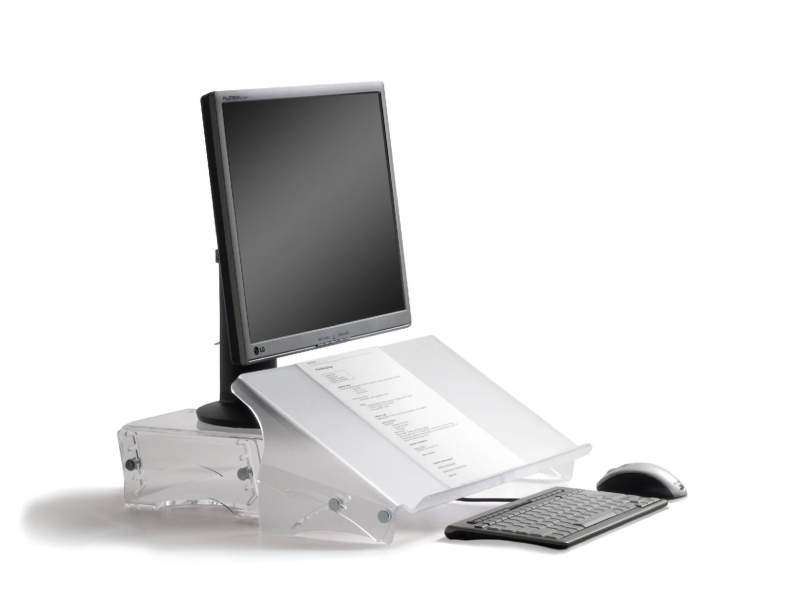 Displayständer Ergonomisches Bürozubehör BakkerElkhuizen Monitorständer Q-riser 130