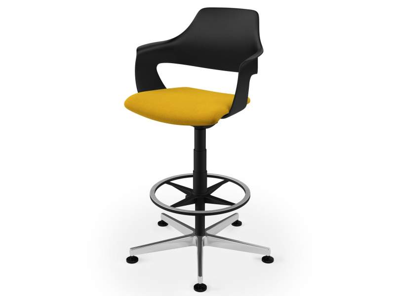 Counterstuhl gelb Counterstühle Drehstuhl König + Neurath K+N NOOK.SHELL