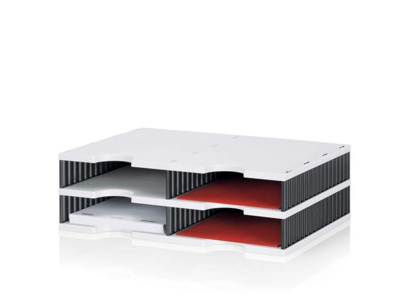 Dokumentenablage Papierablage styro, styrodoc duo