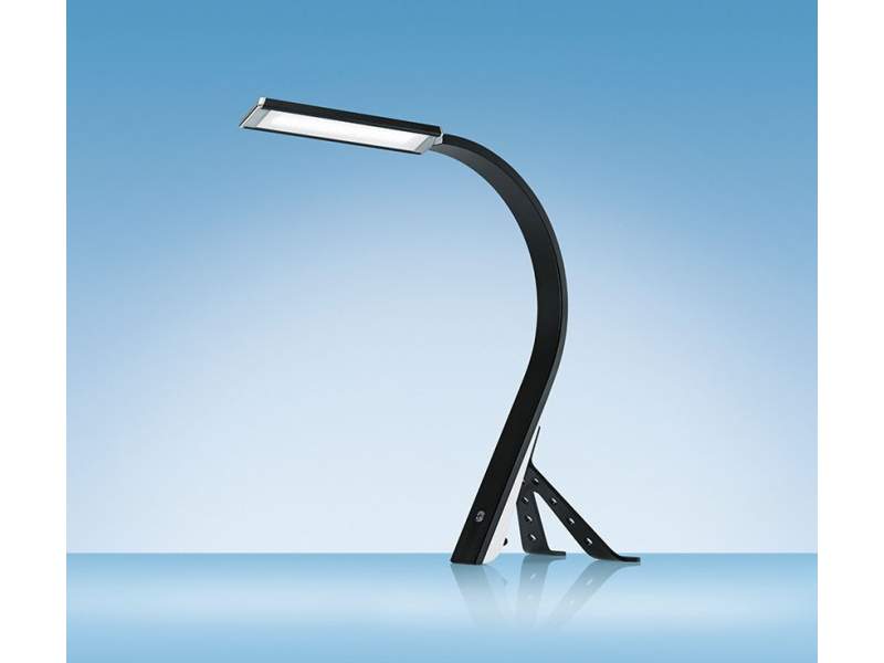 Tischlampe modern Schreibtischlampe Design LED Tischleuchte schwarz, Hansa, LED Swing