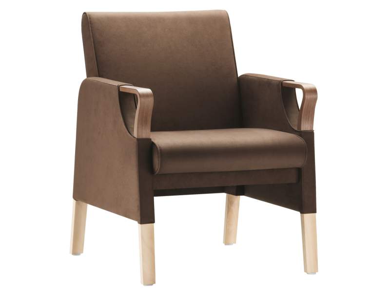 Sessel braun Loungesessel Holz Loungemöbel Brunner, Taceo