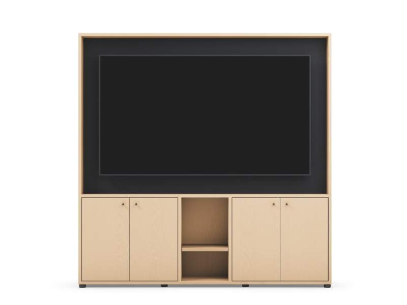 Arbeitsplatznahe Monitore Videokonferenz Konferenz Monitor Sedus se:matrix Monitormodul