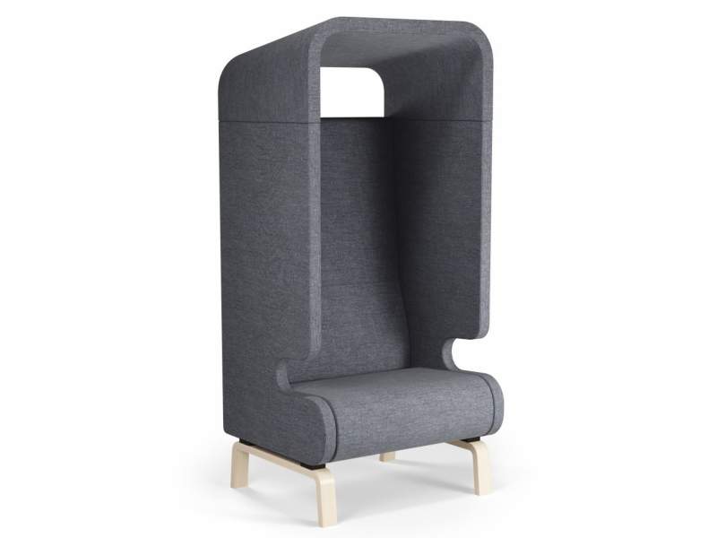 Loungesessel grau exklusive Design Loungemöbel Sessel Materia, Point High