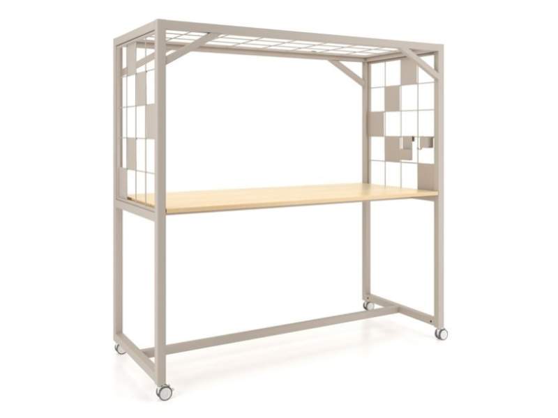 Stehtisch mti Rollen Rolltisch fahrbar Rolltisch Büro Nowy Styl Offa Besprechungstische High meeting table MF