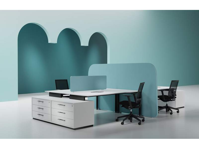 Evolution Tischsysteme Bürotisch Büro Schreibtische Bürotische Arbeitstisch Blaha Office E06