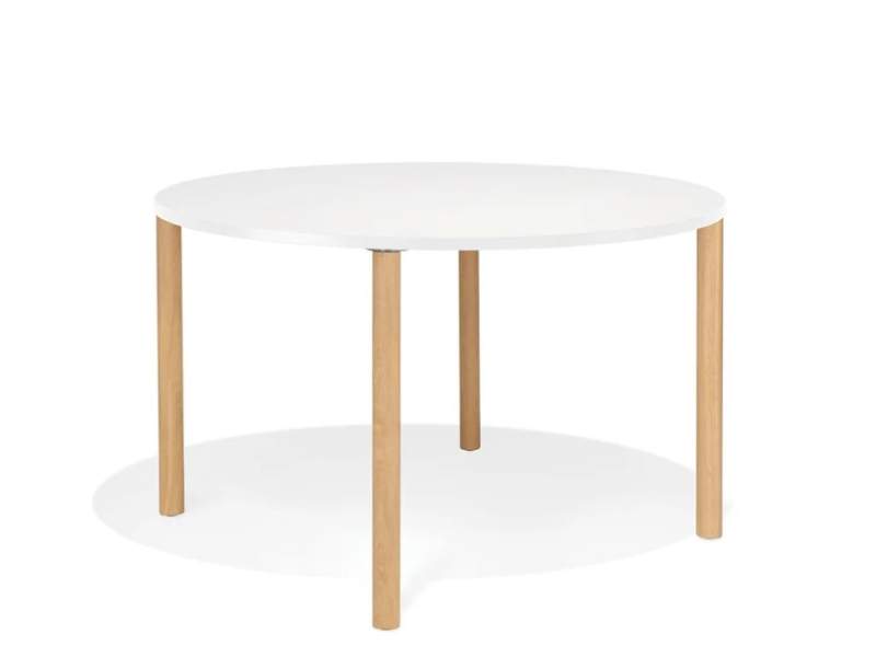 Flexible Konferenztische Büro Konferenztisch weiß Büromöbel tisch rund Holz Kusch+Co Arn
runde Tischplatte