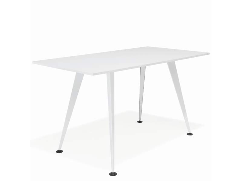 Stehtisch weiss Stehtische Holz Konferenztisch Kusch+Co Comta Stehtisch rechteckig mit Metallfüßen