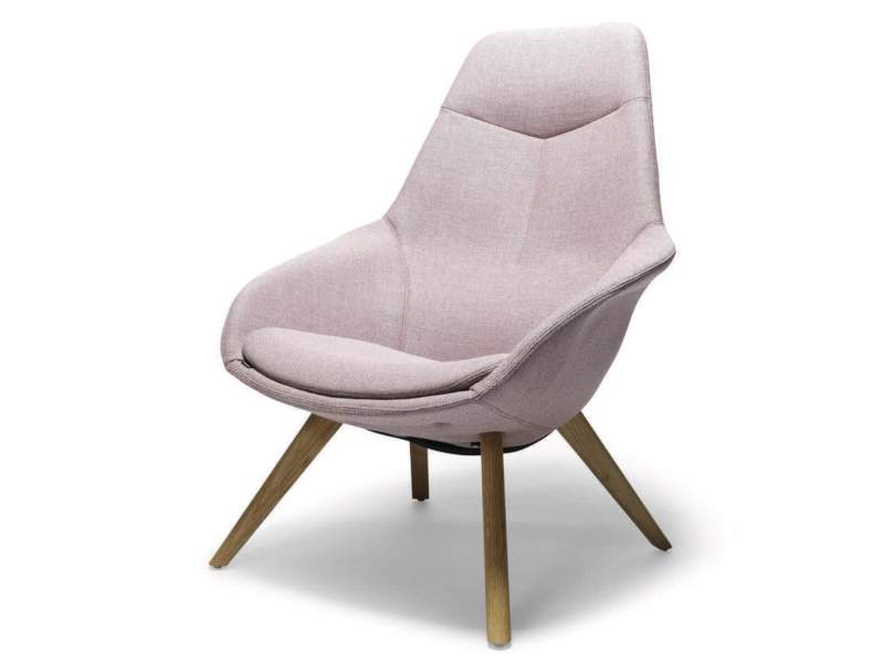 Loungesessel rosa Lounge Sessel Wilkhahn Yonda Lounge