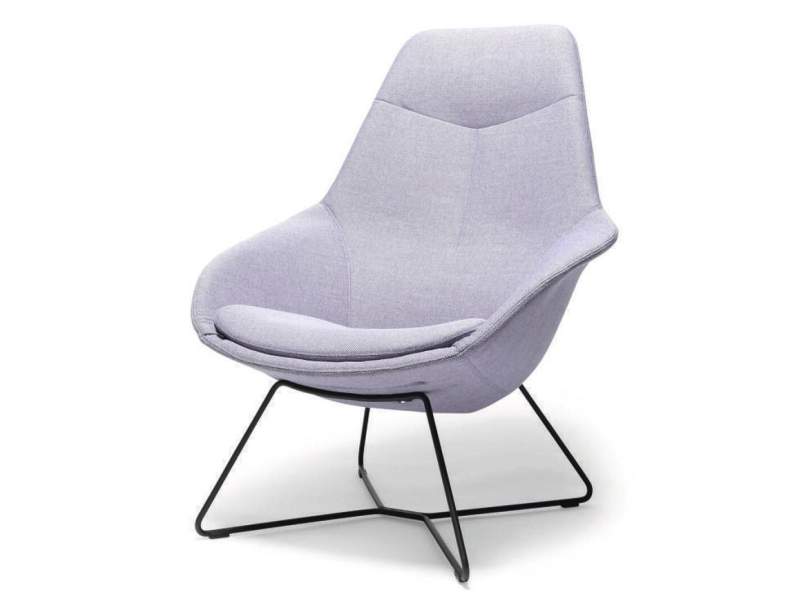 Loungesessel violett Lounge Sessel Wilkhahn Yonda Lounge