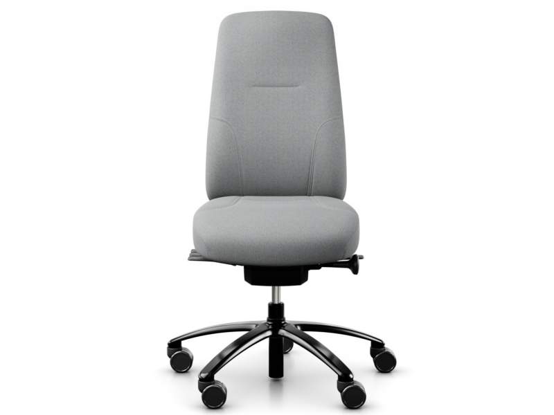 Büro Drehstuhl ergonomisch Bürodrehstuhl grau Flokk RH Logic Elite 200 - 220
