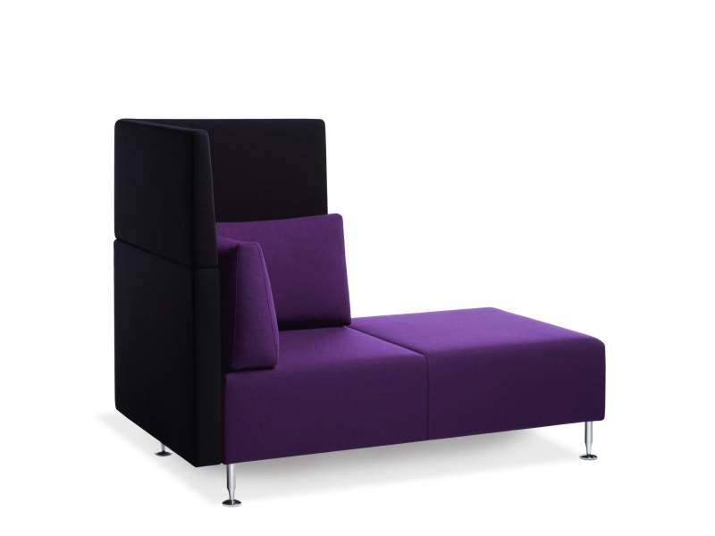 Loungesofa violett Sofa Modulare Sitzelemente, Sedus, Sopha