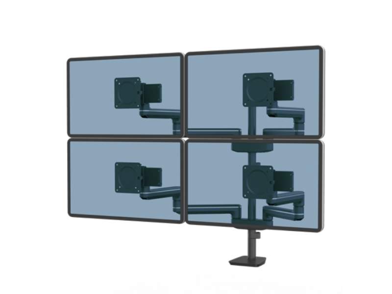 Monitorhalter Tischhalterungen schwarz Monitorhalterungen Fellowes Tallo Modular™ Monitorarm 4FFS - Schwarz