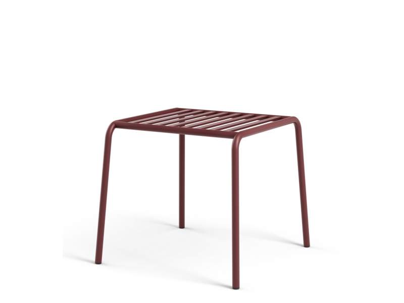 Gartenhocker Outdoor Hocker Stahl rot Brunner crona steel Hocker