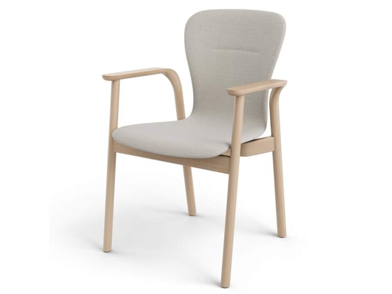 Stapelstuhl grau Stapelstühle Kantinenstuhl Holz Brunner feel