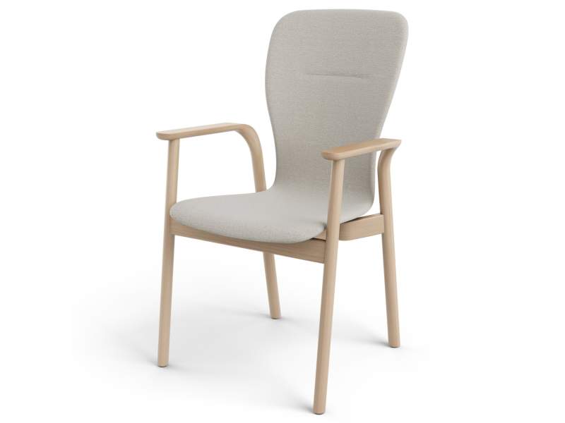 Stapelstuhl grau Stapelstühle Kantinenstuhl Holz Brunner feel