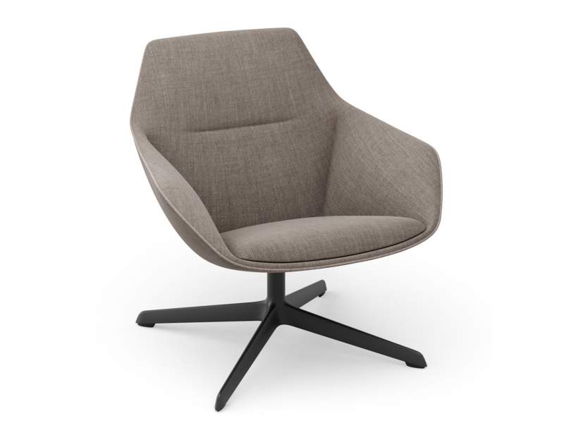 Loungesessel drehbar grau Sessel Lounge Brunner ray soft lounge