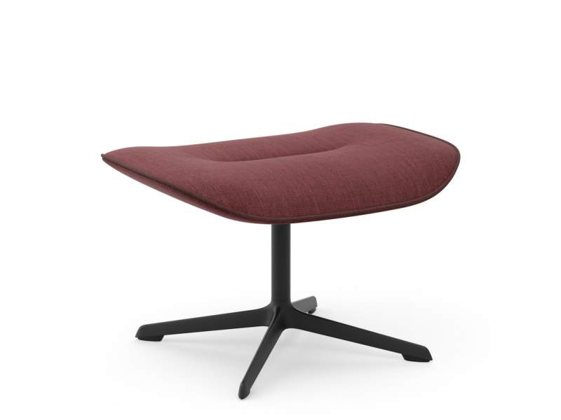 Polsterhocker Holcker rot Brunner ray soft lounge