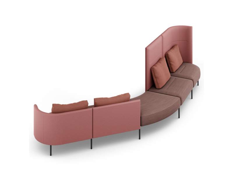 Modulare Sofas Lounge Sofa Modulare Sitzelemente Brunner oval
