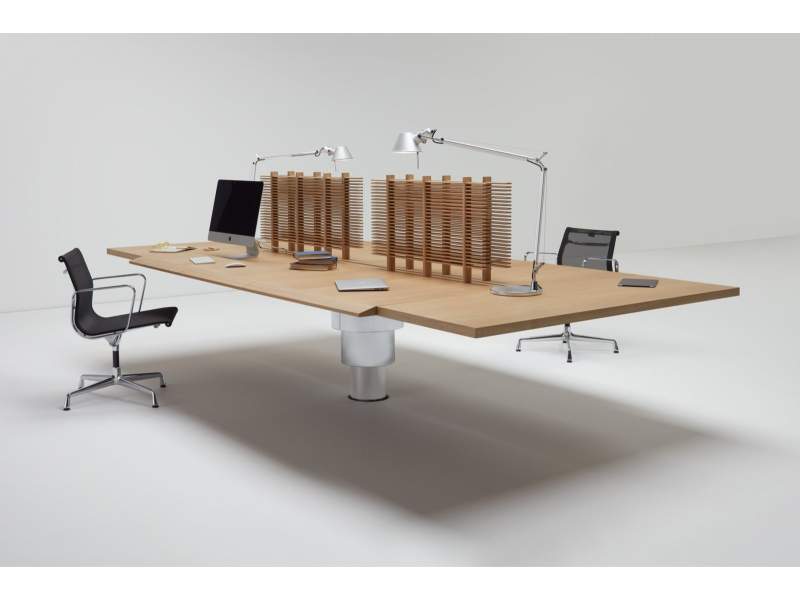 Großer Schreibtisch Design Holz Schreibtische Design Büromöbel Unifor, Teamer
