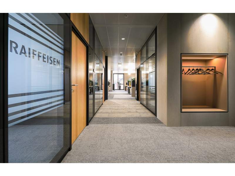 Büroplanung WSA OFFICE PROJECT RAIFFEISENBANK WASSERAMT-BUCHSI